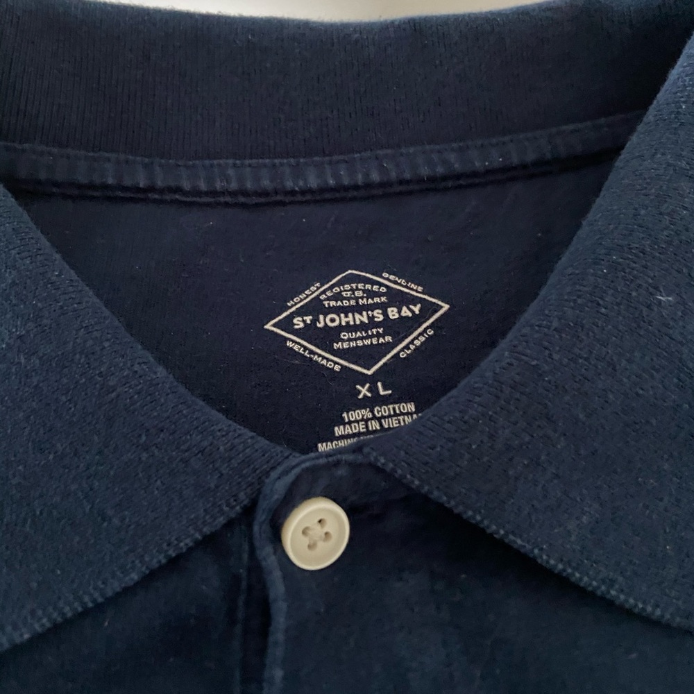dark blue polo XL